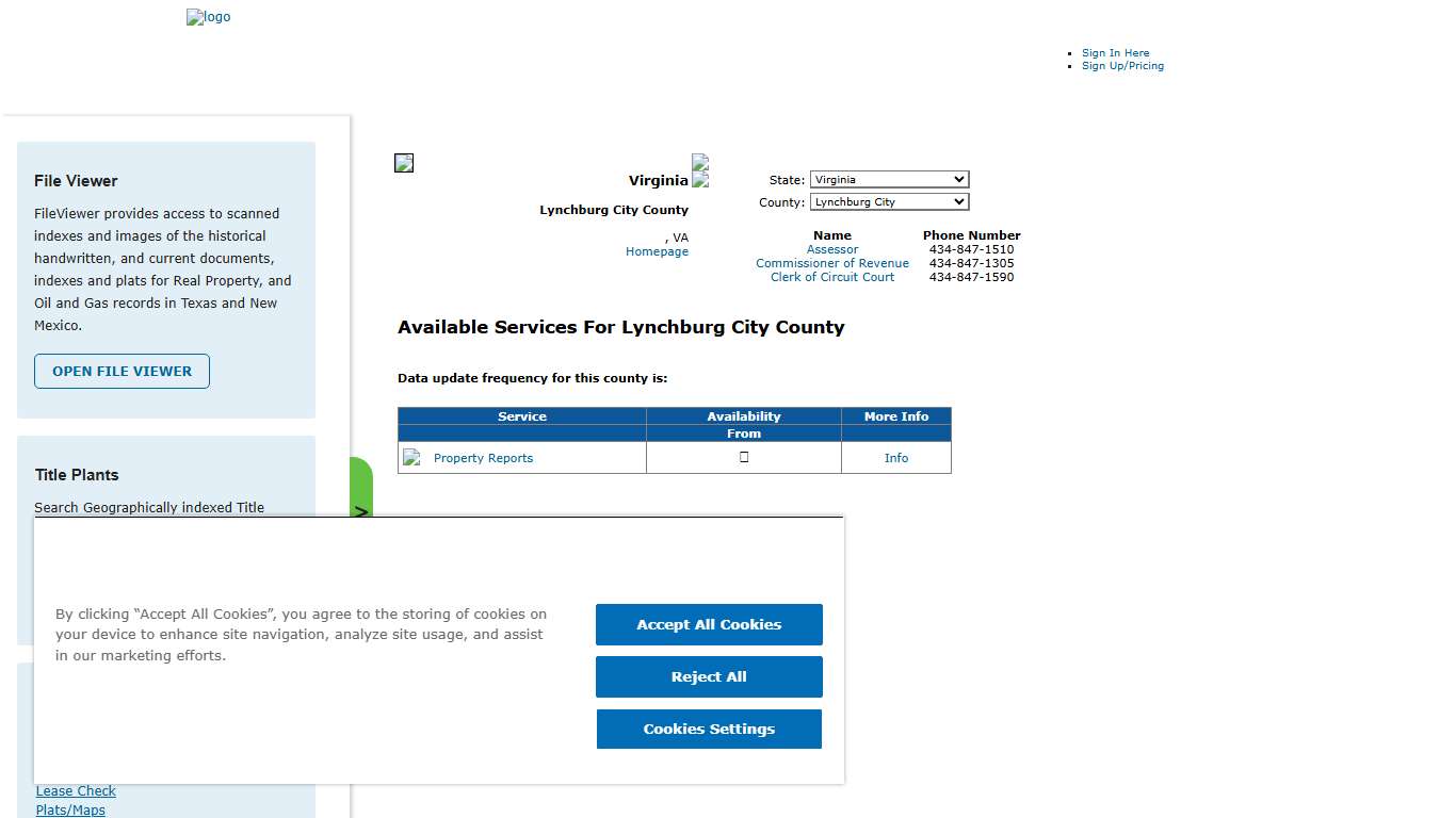 Search Lynchburg City County Public Property Records Online CourthouseDirect.com